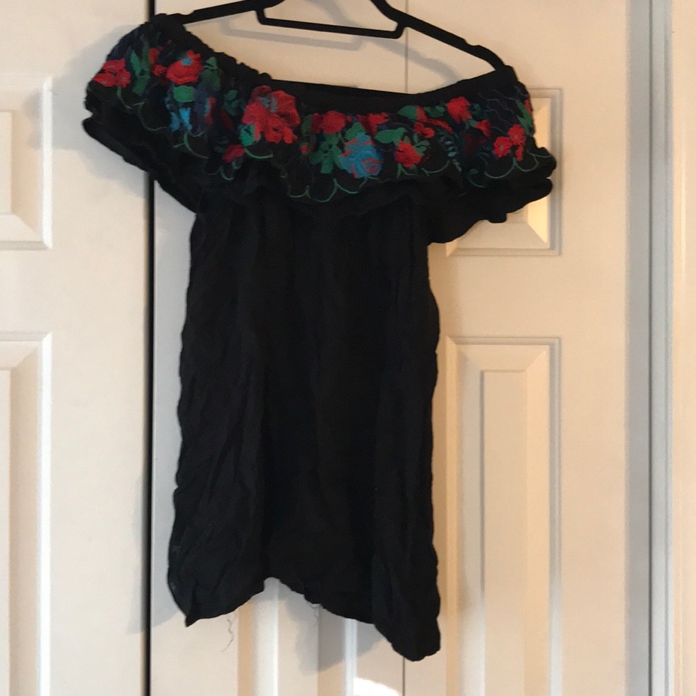 Floral Off The Shoulder Top